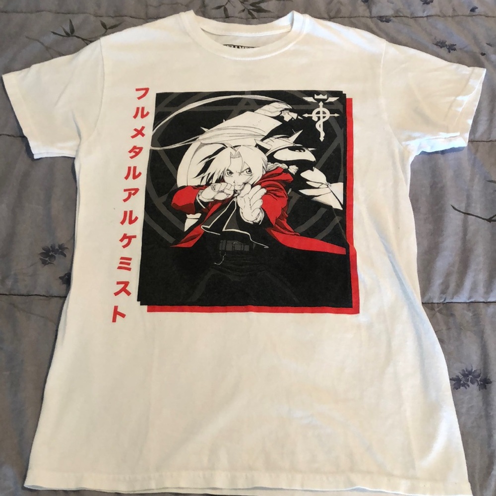 Full Metal Alchemist white T-shirt
